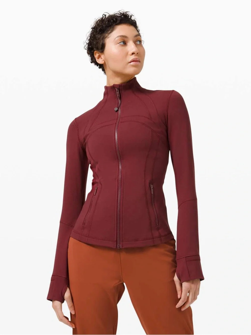 Lululemon Define Jacket- Red Merlot size 8 - Picture 1 of 1